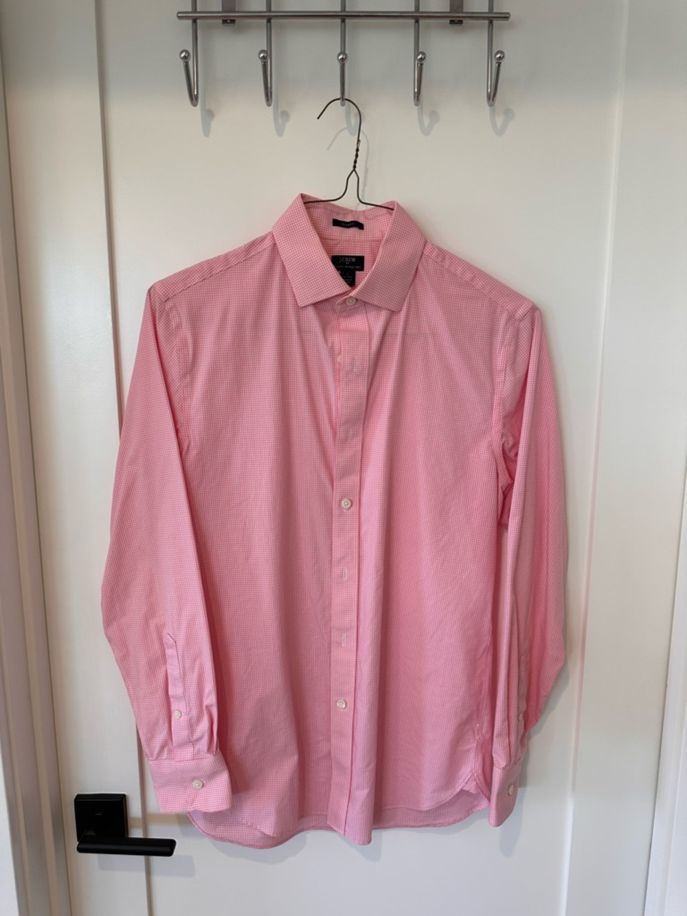 Jcrew Men's Pink Dress Shirt - Classic Button-Down